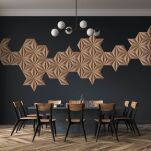 3D Wandpanelen LINE Deep Blue - 4