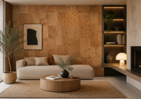 Decoratieve kurk op de muur EUROPA NATURAL 3MM - 3