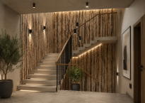 Decoratieve kurk op de muur Bambo 4 Light - 3