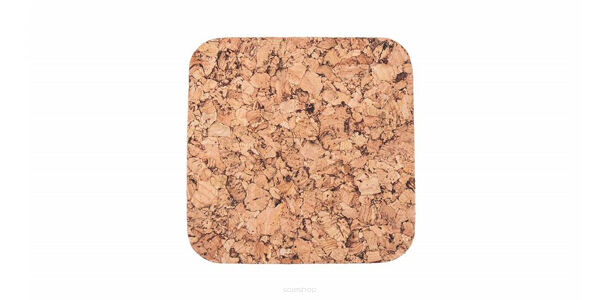 Kurkmat Medium vierkant 20 cm decor