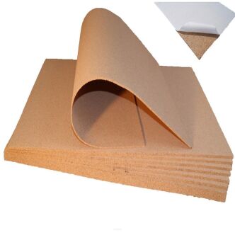 Zelfklevend kurkbord 915x610x30mm grove korrel