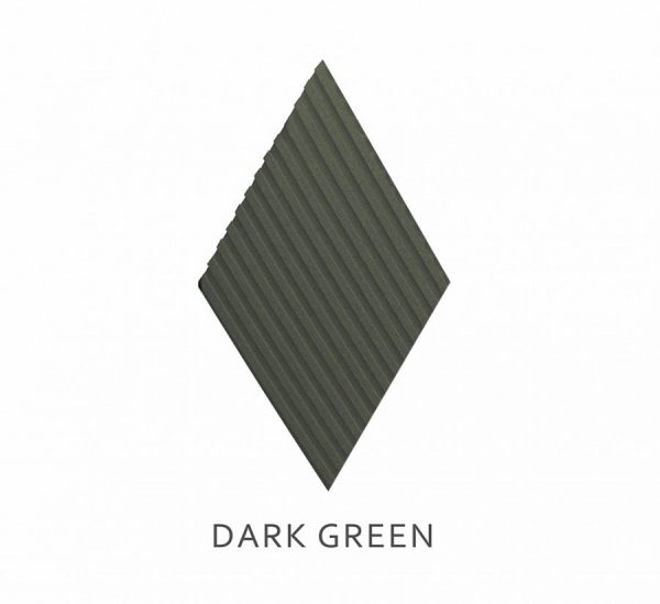 3D Wandpanelen Stripe Donker Groen